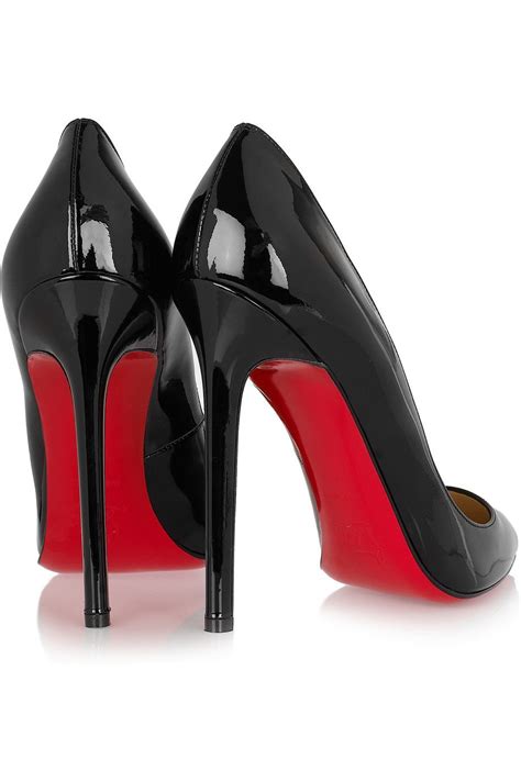 louis vuitton black red bottom heels|red louis vuitton heels women.